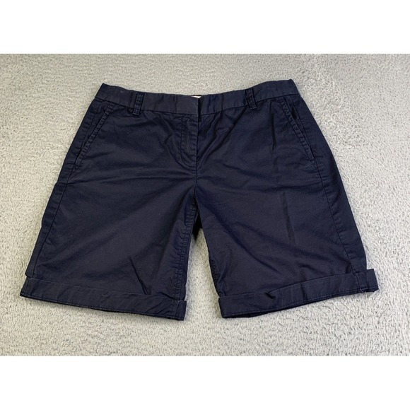 J Crew Shorts Womens Size 2 Bermuda Shorts Navy Blue - Picture 1 of 11
